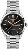 Buy Shop Tag Heuer Carrera Black Dial Silver Steel Strap Watch for Men - WBN2113.BA0639 USA Online