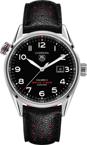 Buy Shop Tag Heuer Carrera Black Dial Watch for Men - WAR2A10.FC6337 USA Online