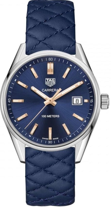 Buy Shop Tag Heuer Carrera Blue Dial Watch for Women - WAR1112.FC6391 USA Online