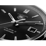 Buy Shop Tag Heuer Carrera Automatic Black Dial Silver Steel Strap Watch for Men - WAR211A.BA0782 USA Online