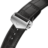 Buy Shop Tag Heuer Carrera Calibre 5 Automatic Black Dial Black Leather Strap Watch for Men - WAR201C.FC6266 USA Online