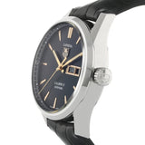 Buy Shop Tag Heuer Carrera Calibre 5 Automatic Black Dial Black Leather Strap Watch for Men - WAR201C.FC6266 USA Online