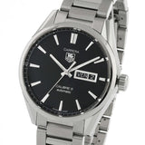 Buy Shop Tag Heuer Carrera Calibre 5 Automatic Black Dial Silver Steel Strap Watch for Men - WAR201A.BA0723 USA Online