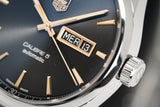 Buy Shop Tag Heuer Carrera Calibre 5 Automatic Black Dial Silver Steel Strap Watch for Men - WAR201C.BA0723 USA Online