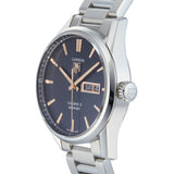 Buy Shop Tag Heuer Carrera Calibre 5 Automatic Black Dial Silver Steel Strap Watch for Men - WAR201C.BA0723 USA Online