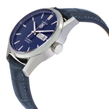 Buy Shop Tag Heuer Carrera Calibre 5 Automatic Blue Dial Blue Leather Strap Watch for Men - WAR201E.FC6292 USA Online