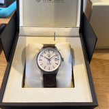Buy Shop Tag Heuer Carrera Calibre 5 Automatic White Dial Brown Leather Strap Watch for Men - WAR201B.FC6291 USA Online