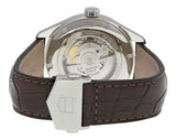 Buy Shop Tag Heuer Carrera Calibre 5 Automatic White Dial Brown Leather Strap Watch for Men - WAR201B.FC6291 USA Online