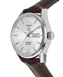Buy Shop Tag Heuer Carrera Calibre 5 Automatic White Dial Brown Leather Strap Watch for Men - WAR201B.FC6291 USA Online