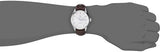 Tag Heuer Carrera Calibre 5 Automatic White Dial Brown Leather Strap Watch for Men - WAR201B.FC6291