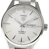 Buy Shop Tag Heuer Carrera Calibre 5 Automatic White Dial Silver Steel Strap Watch for Men - WAR201B.BA0723 USA Online