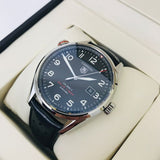 Buy Shop Tag Heuer Carrera Calibre 5 Drive Timer Black Dial Black Leather Strap Watch for Men - WAR2A10.FC6337 USA Online
