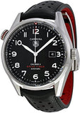 Buy Shop Tag Heuer Carrera Calibre 5 Drive Timer Black Dial Black Leather Strap Watch for Men - WAR2A10.FC6337 USA Online