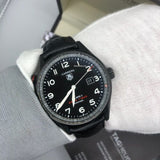 Buy Shop Tag Heuer Carrera Calibre 5 Drive Timer Black Dial Black Leather Strap Watch for Men - WAR2A80.FC6337 USA Online