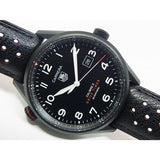Buy Shop Tag Heuer Carrera Calibre 5 Drive Timer Black Dial Black Leather Strap Watch for Men - WAR2A80.FC6337 USA Online