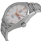 Buy Shop Tag Heuer Carrera Calibre 5 White Dial Silver Steel Strap Watch for Men - WAR201D.BA0723 USA Online