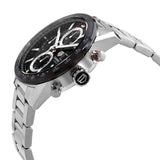 Buy Shop Tag Heuer Carrera Automatic Chronograph Black Dial Silver Steel Strap Watch for Men - CBM2110.BA0651 USA Online