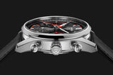 Buy Shop Tag Heuer Carrera Chronograph Black Dial Black Leather Strap Watch for Men - CBN201C.FC6542 USA Online