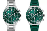 Buy Shop Tag Heuer Carrera Chronograph 44mm Green Dial Green Steel Strap Watch for Men - CBN2A1N.FT6238 USA Online