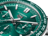Buy Shop Tag Heuer Carrera Chronograph 44mm Green Dial Green Steel Strap Watch for Men - CBN2A1N.FT6238 USA Online
