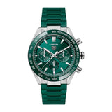 Buy Shop Tag Heuer Carrera Chronograph 44mm Green Dial Green Steel Strap Watch for Men - CBN2A1N.FT6238 USA Online