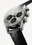 Buy Shop Tag Heuer Carrera Chronograph 60th Anniversary Silver Dial Black Leather Strap Watch for Men - CBK221H.FC8317 USA Online