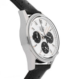 Buy Shop Tag Heuer Carrera Chronograph 60th Anniversary Silver Dial Black Leather Strap Watch for Men - CBK221H.FC8317 USA Online