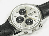 Buy Shop Tag Heuer Carrera Chronograph 60th Anniversary Silver Dial Black Leather Strap Watch for Men - CBK221H.FC8317 USA Online