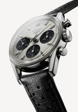 Buy Shop Tag Heuer Carrera Chronograph 60th Anniversary Silver Dial Black Leather Strap Watch for Men - CBK221H.FC8317 USA Online