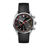 Buy Shop Tag Heuer Carrera Chronograph Black Dial Black Leather Strap Watch for Men - CBN201C.FC6542 USA Online