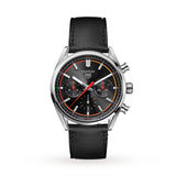 Buy Shop Tag Heuer Carrera Chronograph Black Dial Black Leather Strap Watch for Men - CBN201C.FC6542 USA Online