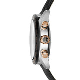 Buy Shop Tag Heuer Carrera Chronograph Black Dial Black Leather Strap Watch for Men - CBN2A5A.FC6481 USA Online