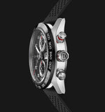 Buy Shop Tag Heuer Carrera Chronograph Black Dial Black Rubber Strap Watch for Men - CBN2A1AA.FT6228 USA Online