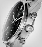 Buy Shop Tag Heuer Carrera Chronograph Black Dial Silver Steel Strap Watch for Men - CBN2010.BA0642 USA Online
