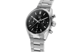Buy Shop Tag Heuer Carrera Chronograph Black Dial Silver Steel Strap Watch for Men - CBN2010.BA0642 USA Online