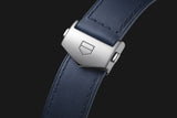 Buy Shop Tag Heuer Carrera Chronograph Blue Dial Blue Leather Strap Watch for Men - CBN201D.FC6543 USA Online