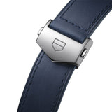 Buy Shop Tag Heuer Carrera Chronograph Blue Dial Blue Leather Strap Watch for Men - CBN201D.FC6543 USA Online