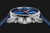 Buy Shop Tag Heuer Carrera Chronograph Blue Dial Blue Leather Strap Watch for Men - CBN201D.FC6543 USA Online