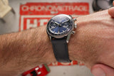 Buy Shop Tag Heuer Carrera Chronograph Blue Dial Blue Leather Strap Watch for Men - CBS2212.FC6535 USA Online