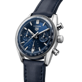 Buy Shop Tag Heuer Carrera Chronograph Blue Dial Blue Leather Strap Watch for Men - CBS2212.FC6535 USA Online