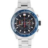 Buy Shop Tag Heuer Carrera Chronograph Blue Dial Silver Steel Strap Watch for Men - CBG2A11.BA0654 USA Online