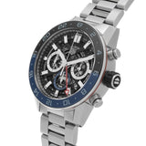 Buy Shop Tag Heuer Carrera Chronograph Blue Dial Silver Steel Strap Watch for Men - CBG2A1Z.BA0658 USA Online