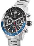 Buy Shop Tag Heuer Carrera Chronograph Blue Dial Silver Steel Strap Watch for Men - CBG2A1Z.BA0658 USA Online