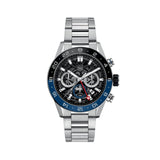 Buy Shop Tag Heuer Carrera Chronograph Blue Dial Silver Steel Strap Watch for Men - CBG2A1Z.BA0658 USA Online