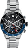 Buy Shop Tag Heuer Carrera Chronograph Blue Dial Silver Steel Strap Watch for Men - CBG2A1Z.BA0658 USA Online