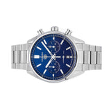 Buy Shop Tag Heuer Carrera Chronograph Blue Dial Silver Steel Strap Watch for Men - CBN2011.BA0642 USA Online