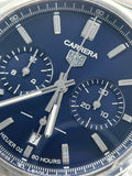 Buy Shop Tag Heuer Carrera Chronograph Blue Dial Silver Steel Strap Watch for Men - CBN2011.BA0642 USA Online