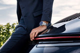 Tag Heuer Carrera Chronograph Blue Dial Silver Steel Strap Watch for Men - CBN2011.BA0642