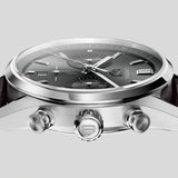 Buy Shop Tag Heuer Carrera Chronograph Grey Dial Brown Leather Strap Watch for Men - CBN2012.FC6483 USA Online