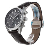 Buy Shop Tag Heuer Carrera Chronograph Grey Dial Brown Leather Strap Watch for Men - CBN2012.FC6483 USA Online